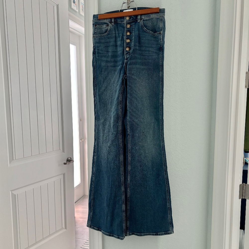 NWT Boyish The Ricky High Rise Flare Sz 28 - Picture 10 of 11